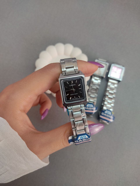 ساعت کاسیو صفحه مربعی کاسیو مشکی