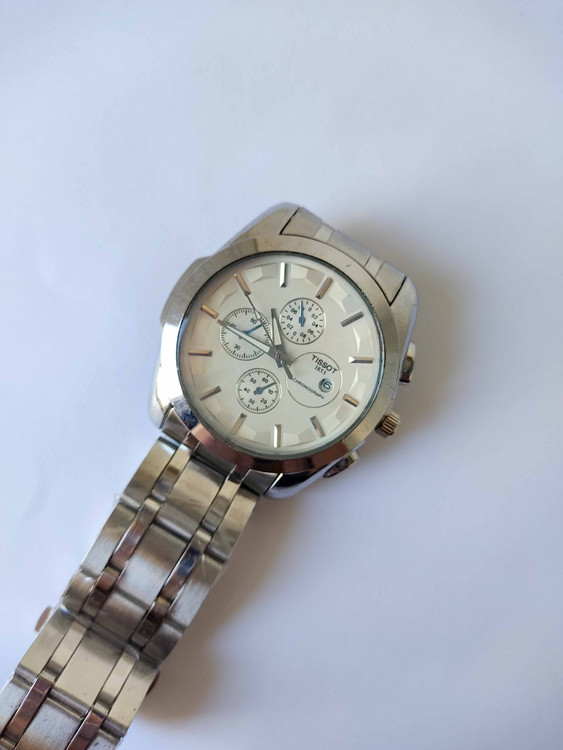 ساعت صفحه سفید تیسوت مردانه