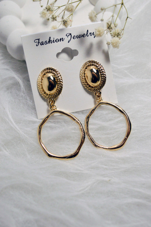 گوشواره زنانه طلایی