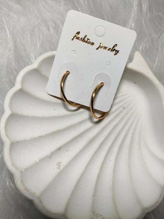 گوشواره زنانه حلقه ای طلایی