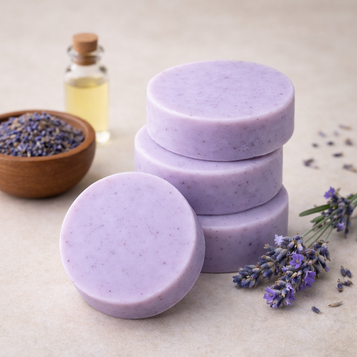 صابون دست ساز لوندر بنفش